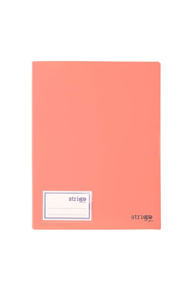 PP folder A4, 30 protective sheets, light pink SF083
