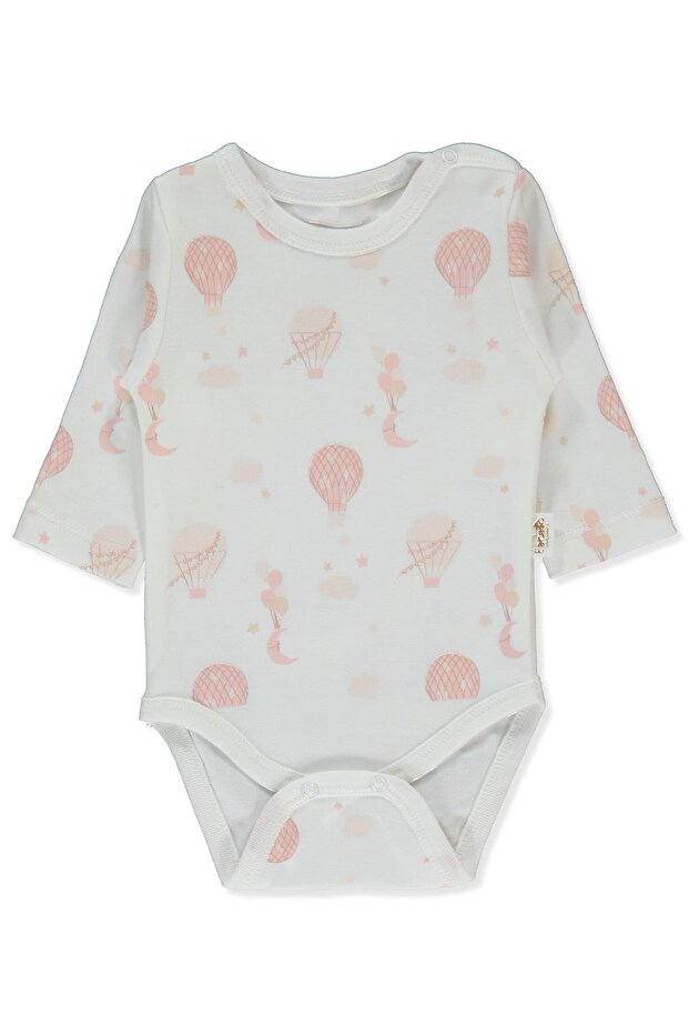 Organic Interlock Long Sleeve Body Ay (Organic Born with Love) Ecru