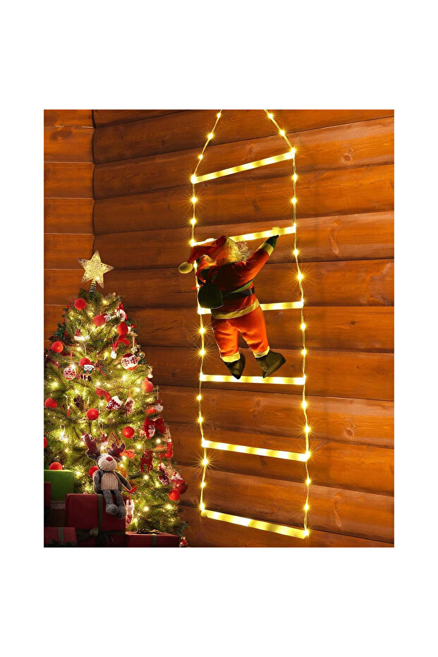 Christmas LED String Lights with Accessories, Warm Light, 1 M Length, 4 Steps, 72 Lights, 8 Modes, S - 7