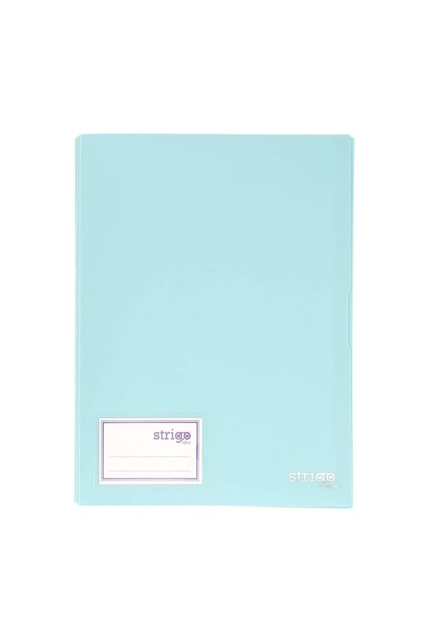 PP A4 folder, 40 protective sheets, navy blue SF085