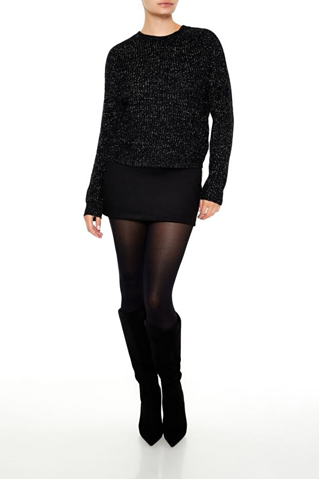 Metalik Örme Kazak - 2