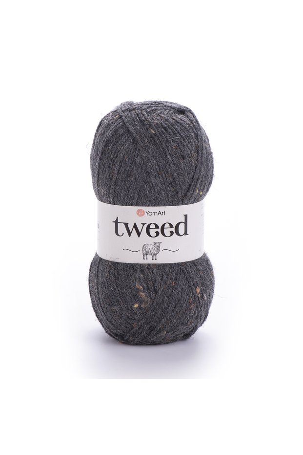 Tweed Hand Knitting Yarn 100 Gr 230 Mt 70% Acrylic 30% Wool Color Neutral Natural Look-225