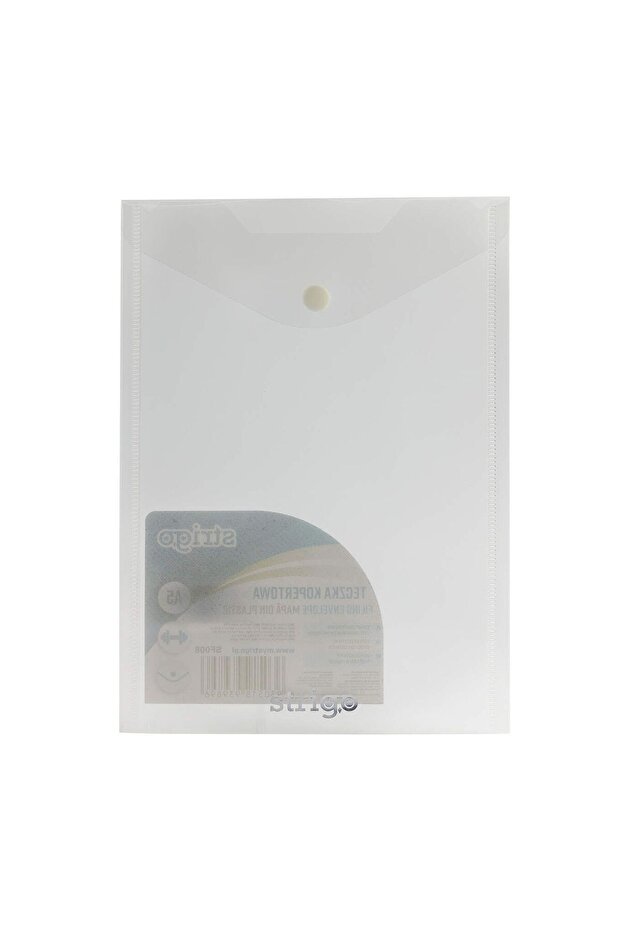 Mapa plic cu capsa PP A5, vertical, transparent SF008 - 2