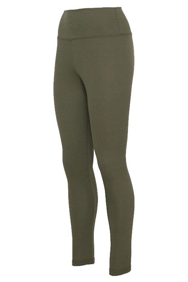 Fitilli Şardonlu Kadın Tayt - 1