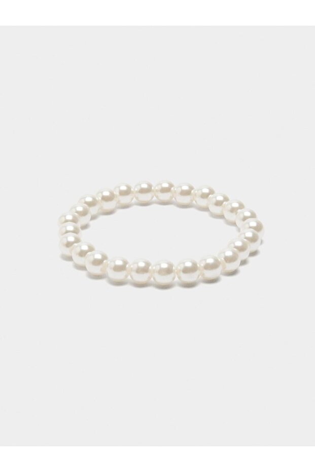 İnci Görünümlü Elastik Bileklik - 2