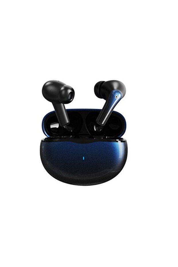Bluetooth TWS Smart M4 Earbuds - Dark Blue - 1