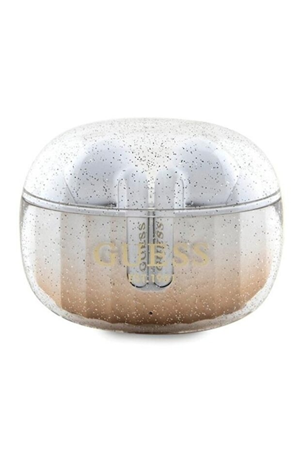 Casti Bluetooth + Docking Station, Wireless, Glitter gradient, Auriu - 1