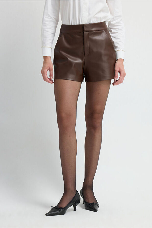 Yüksek Bel Şort - 2