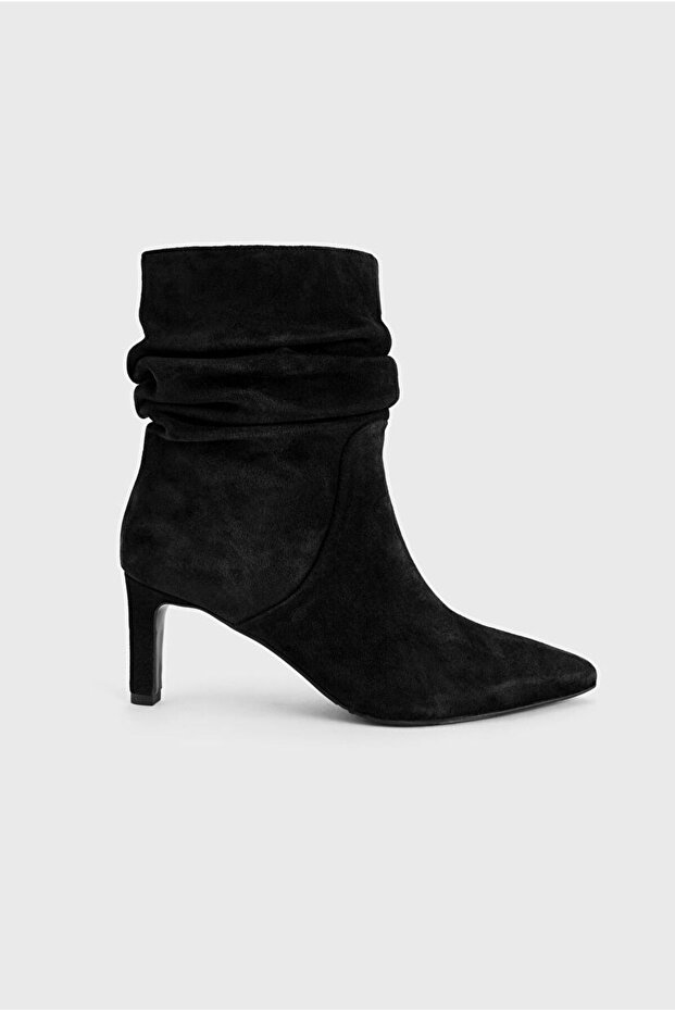 Süet Topuklu Bot - 1