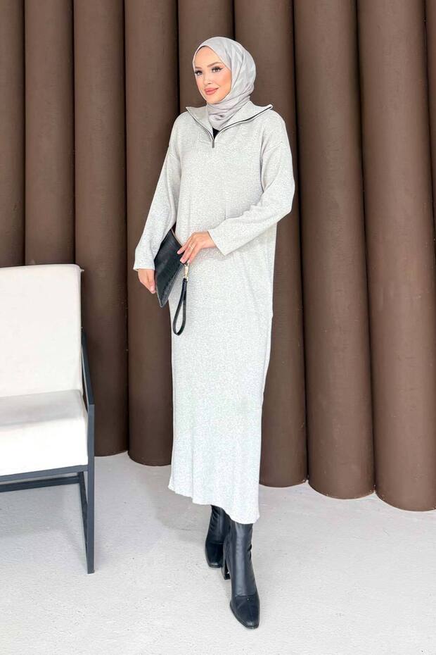 Simli Triko Elbise 32-7510 - 4