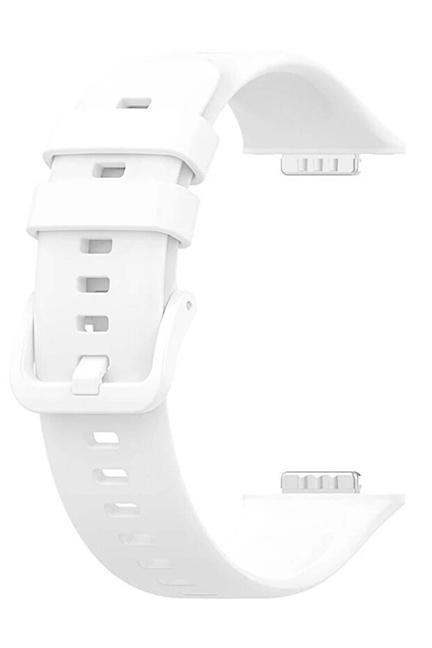 White Silicone Strap For Huawei Watch Fit 2