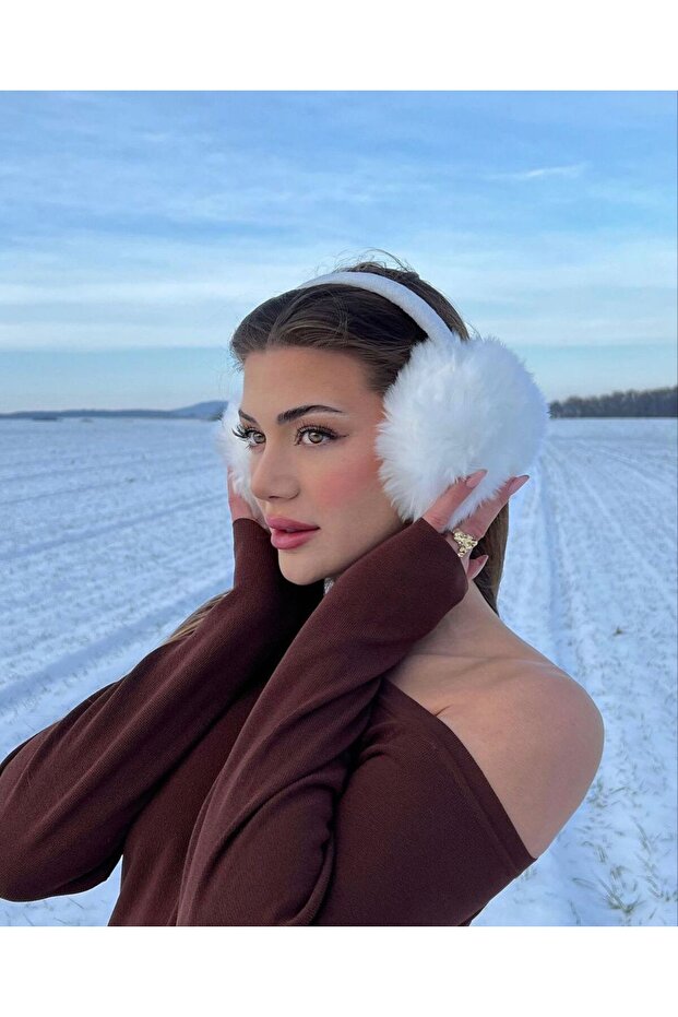 Women's Soft Plush Headphones