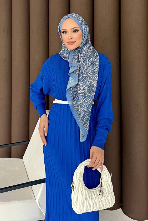 Triko Elbise 70-2404 - 6