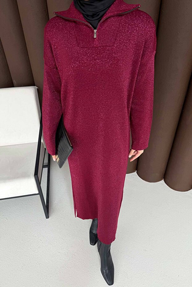 Simli Triko Elbise 32-7510 - 7