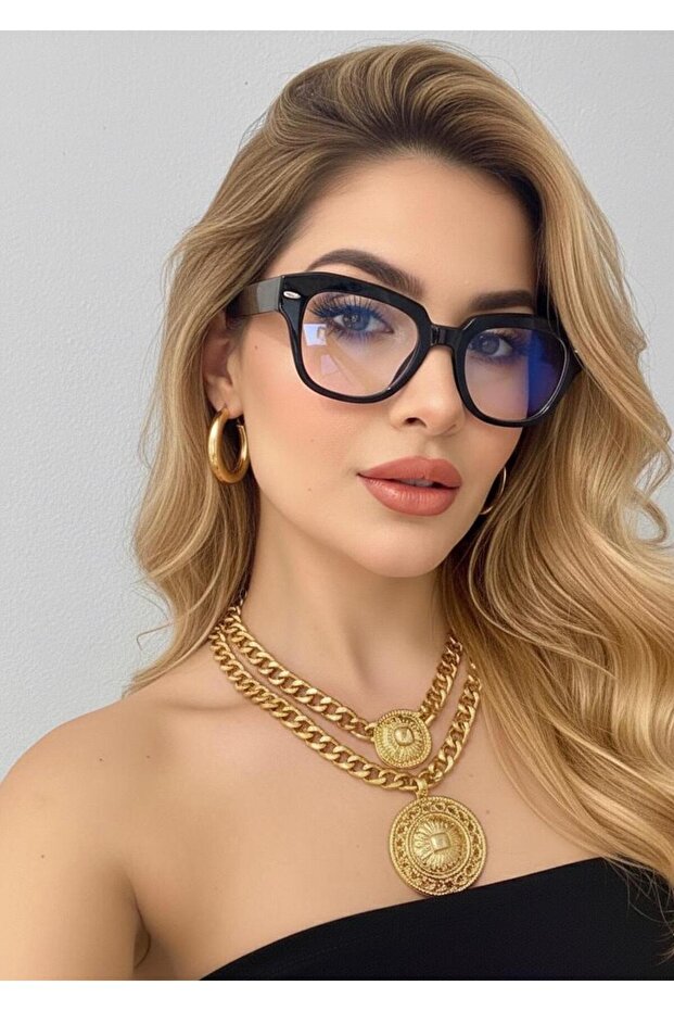 نظارات للجنسين بإطار أسود من Road Blueblock للحماية من الضوء الأزرق