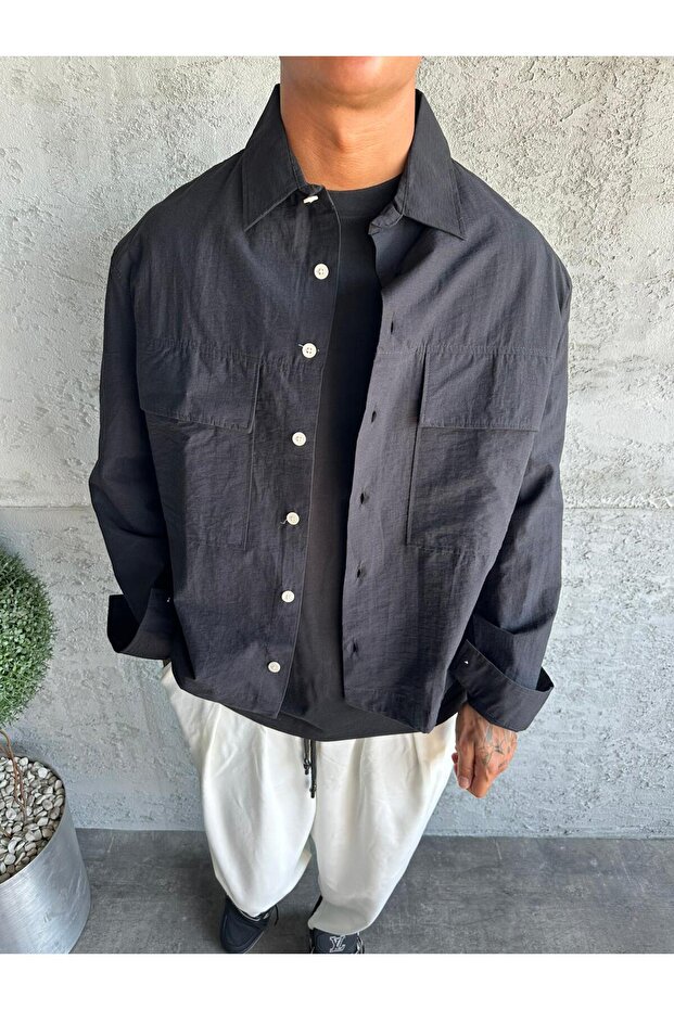 سترة ربيعية سوداء - 1