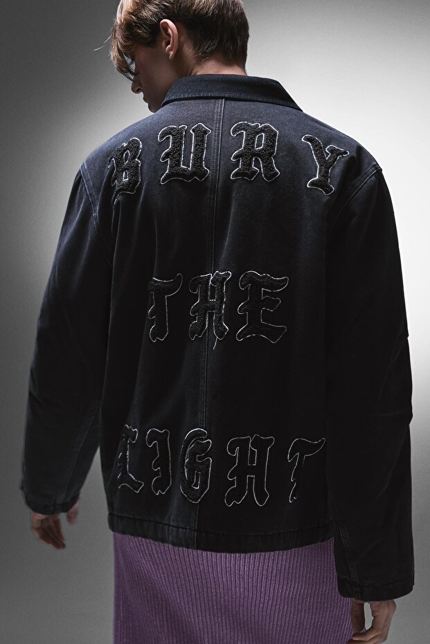 Cepli denim ceket - 3