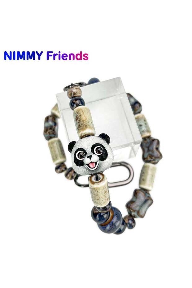 New Big-Eye Cute Pets 2.0 Hanging Bracelet and Phone Strap Charm Panda