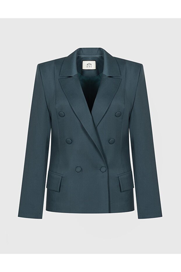 Chilca Yeşil Kadın Ceket - 1