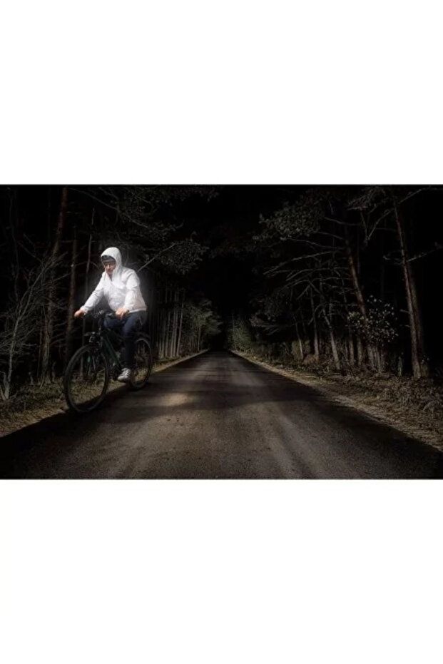 Reflective Work Jacket, White, Model REFLECTIVE, Size M/50, - 6