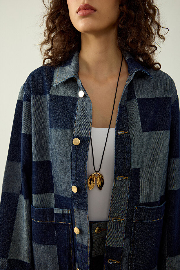 CORY PATCHWORK DENIM CEKET - 4