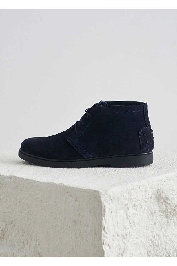 Coe Lacivert Renk Süet Bot - 2