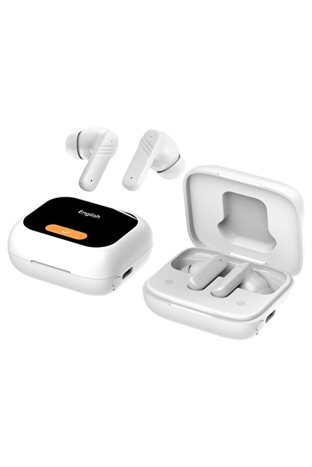 Smart Wireless Earbuds with 2.01" Touch Screen, Bluetooth 5.4, ANC+ENC, 5h - 2