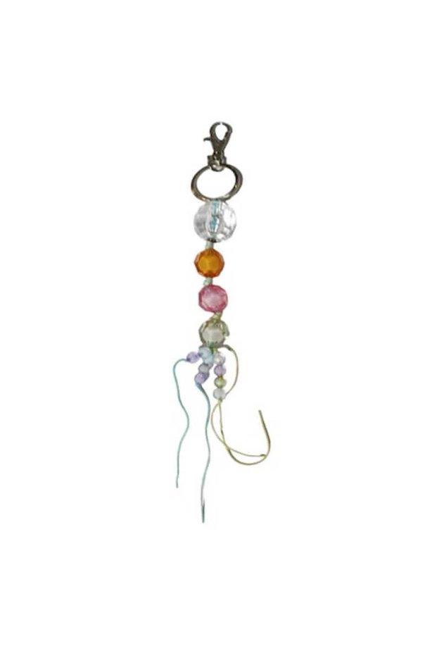 Keychain for Keys, Bag or Backpack, Beads (8BRL)