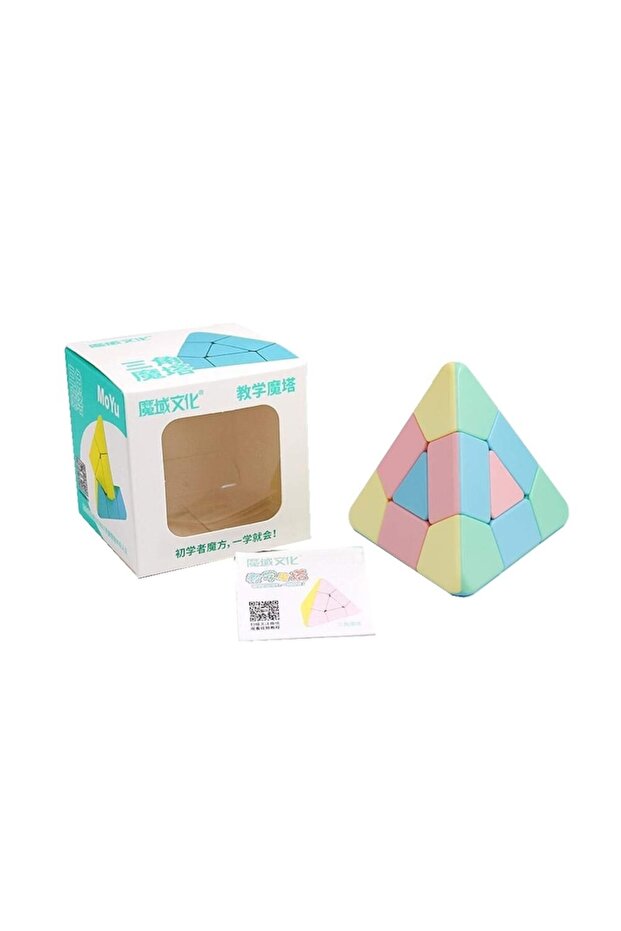 Cub Magic Moyu Triangle Pyraminx macaron, Stickerless, 439CUB - 2