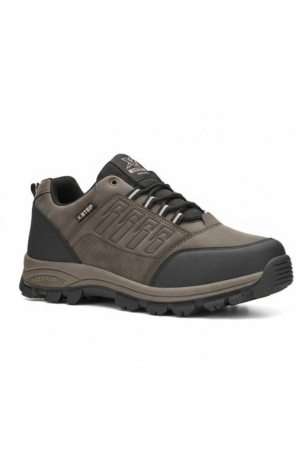 Xstep 1444 Mink Comfortable Water and Cold Resistant Trekking Boys' Shoes