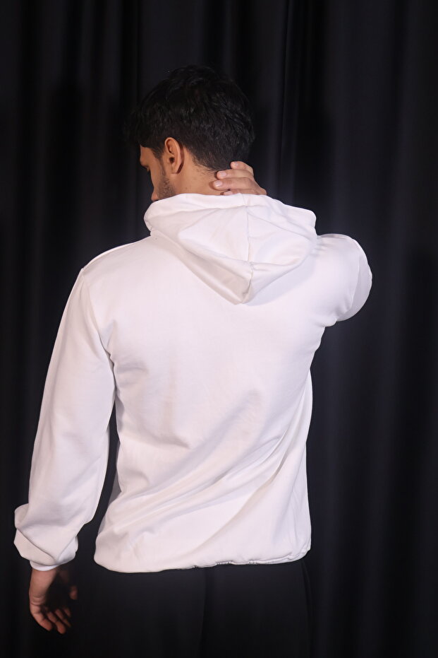 MERİNS BASİC KAPÜŞONLU SWEATSHIRT - 3