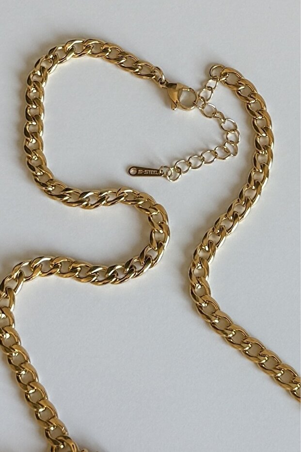 Radiant Circle Çelik Kolye - 4