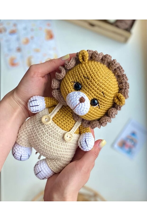 Amigurumi Aslan Max Tek - 1