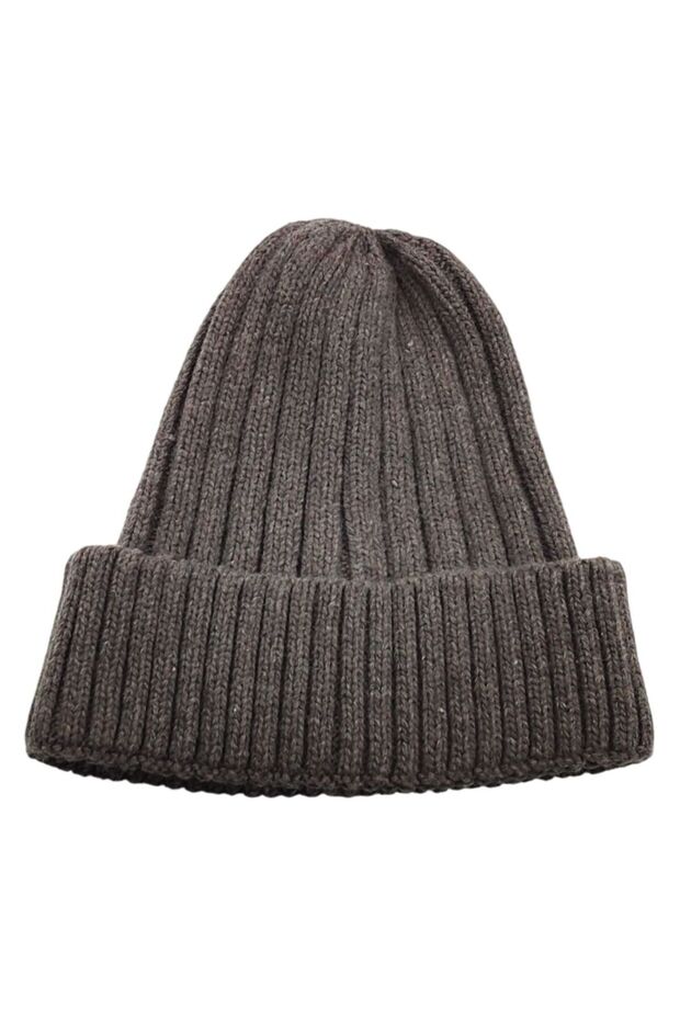 Winter Thick Folded Ribbed Knitwear Beanie Winter Beanie