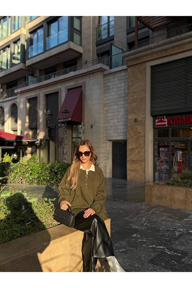 Basic polo yaka triko kazak - 4