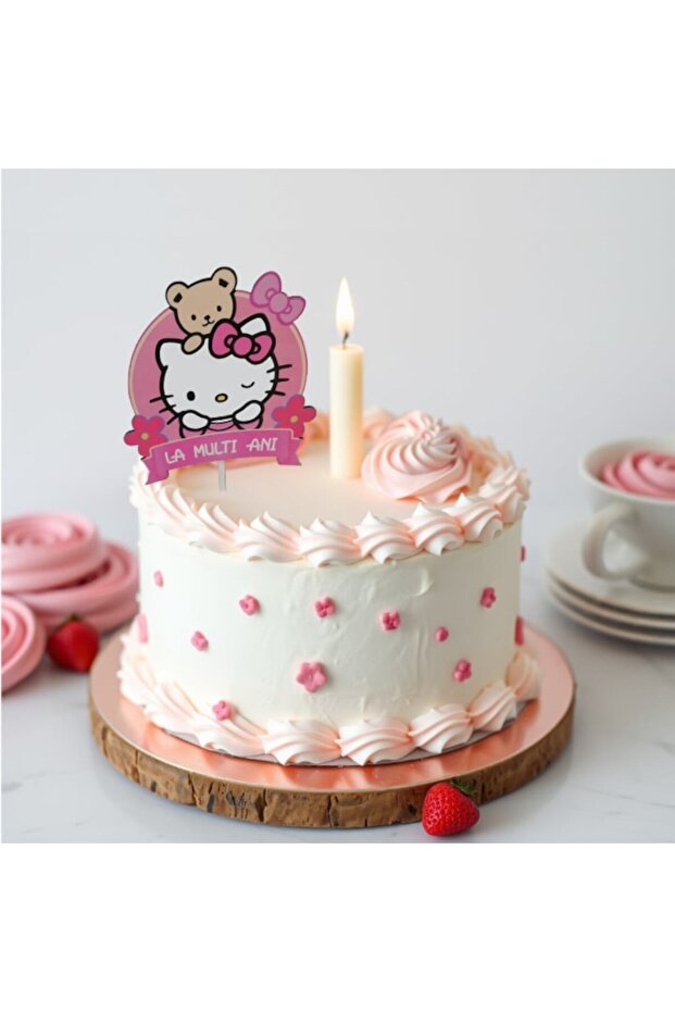 Hello Kitty HK cake topper - 2