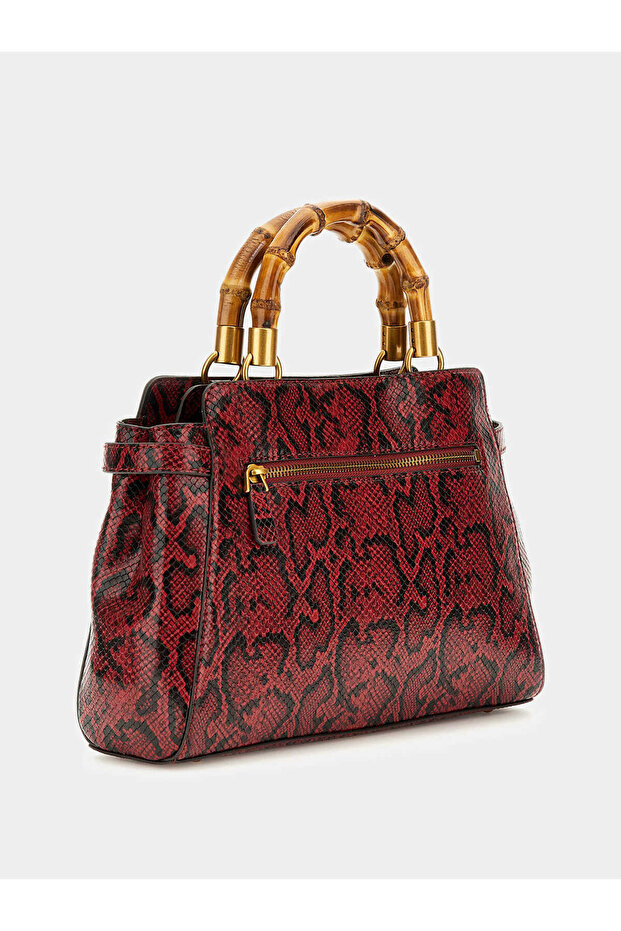 Sibel Python Patterned Handbag - 3