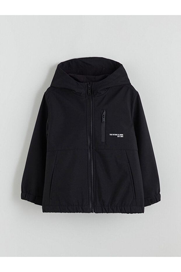 Create Your Style from Uzg Store |   Hooded Boy's Softshell Jacket - 1