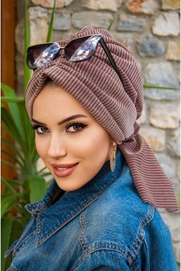 Bakır Çizgi Tokalı Bone - 3