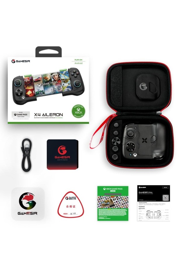 Wireless Bluetooth controller for Android. Hall sticks, discrete design with a luxury carrying case. - 7