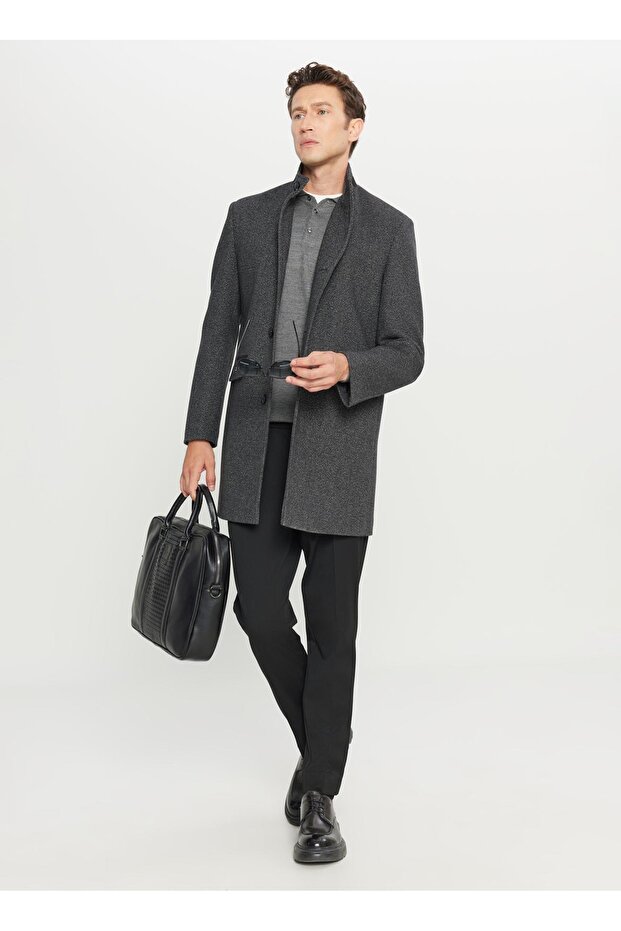 Siyah Erkek Palto ACE005261010_SYH - 2