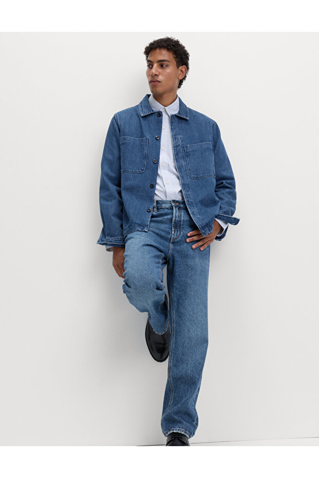 Denim Gömlek Ceket - 2