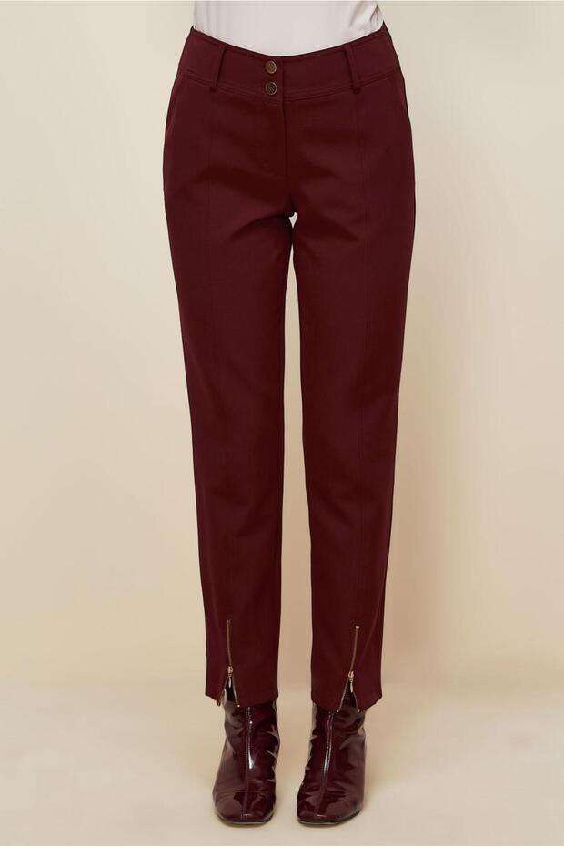 Zipper Detail Pants 70913