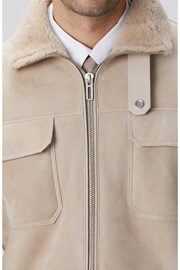 Limited Bej Deri Mont - 8