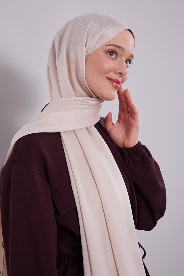 Cappuccino Plain Purple Shawl