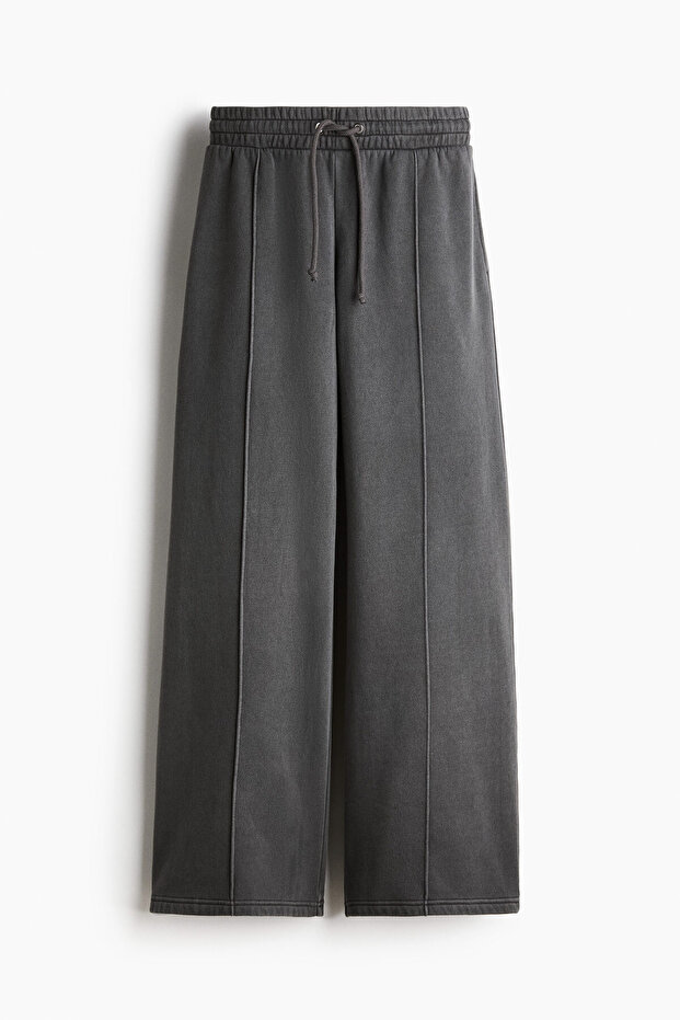 Önü Kat İzli Geniş Eşofman Altı - 1