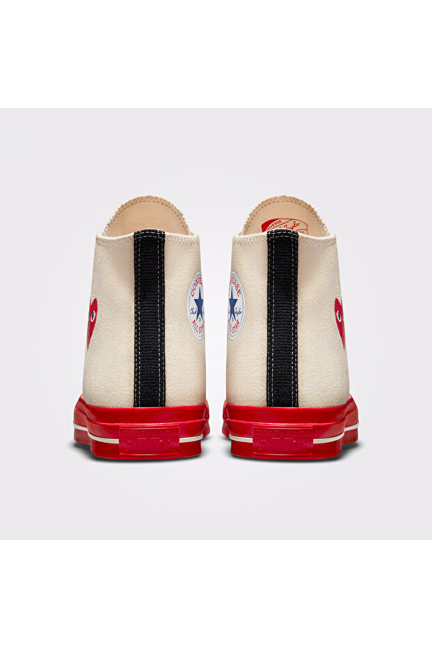 Chuck 70 Unisex Krem Sneaker - 3