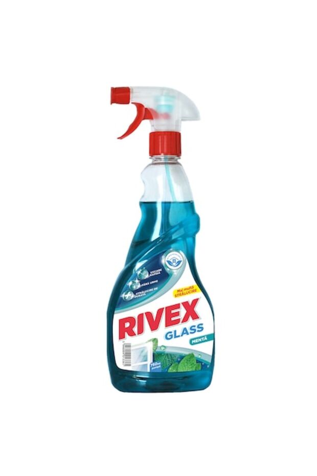 Glass window cleaning solution, mint, 750 ml - 1