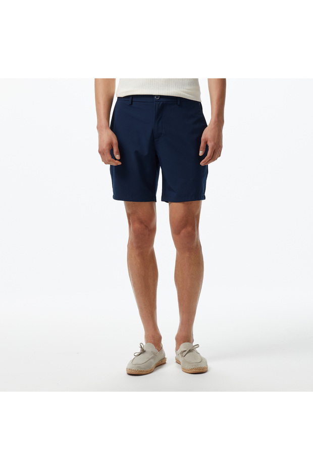 Erkek Lacivert Jogger Şort - 3