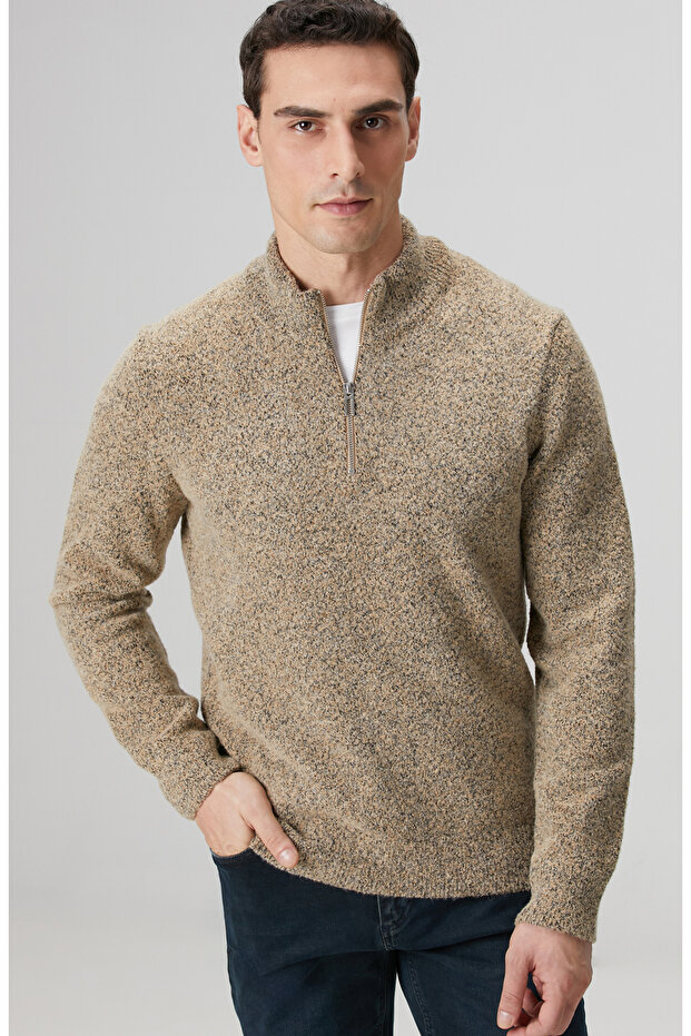 Bej Desenli Kazak - 2